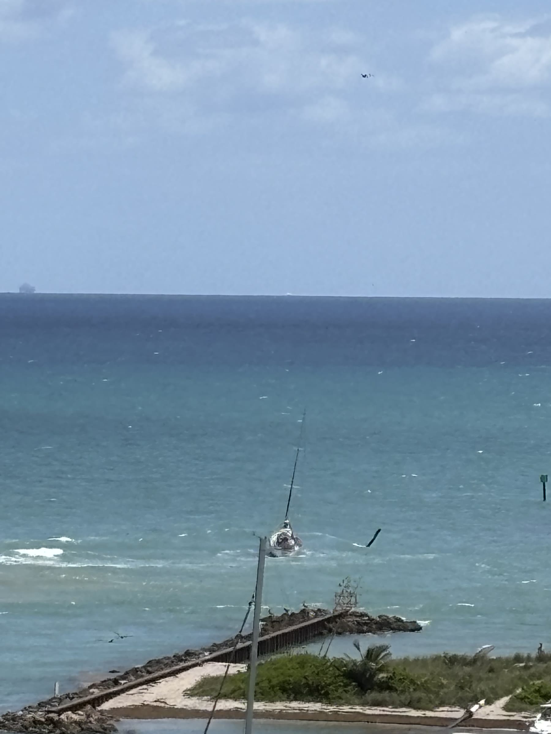 Approach into the inlet